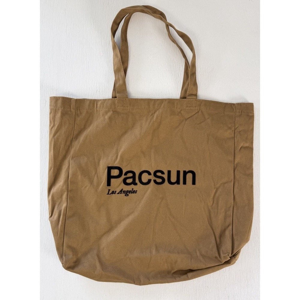 pacsun Los Angeles Boat Tote Brown Bag Canvas 100% Cotton New